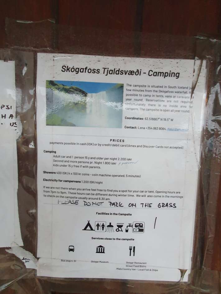 Campsite Skógar