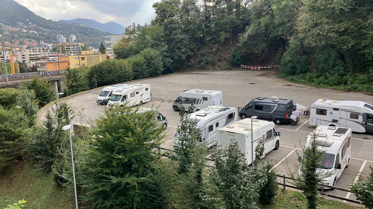 Area di Sosta Camper Lugano  Campercontact