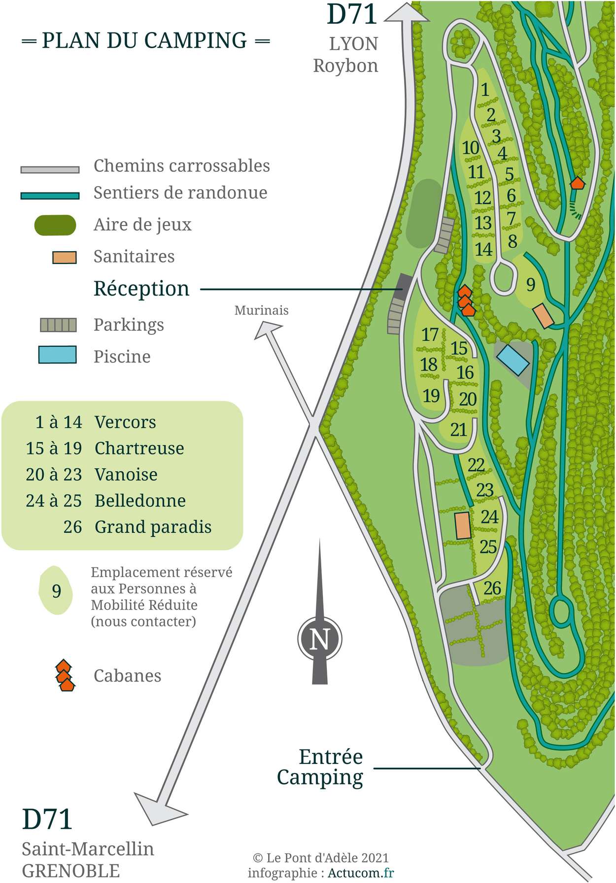Domaine naturiste Le Pont d'Adèle