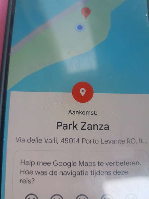 Een foto toegevoegd aan een locatie