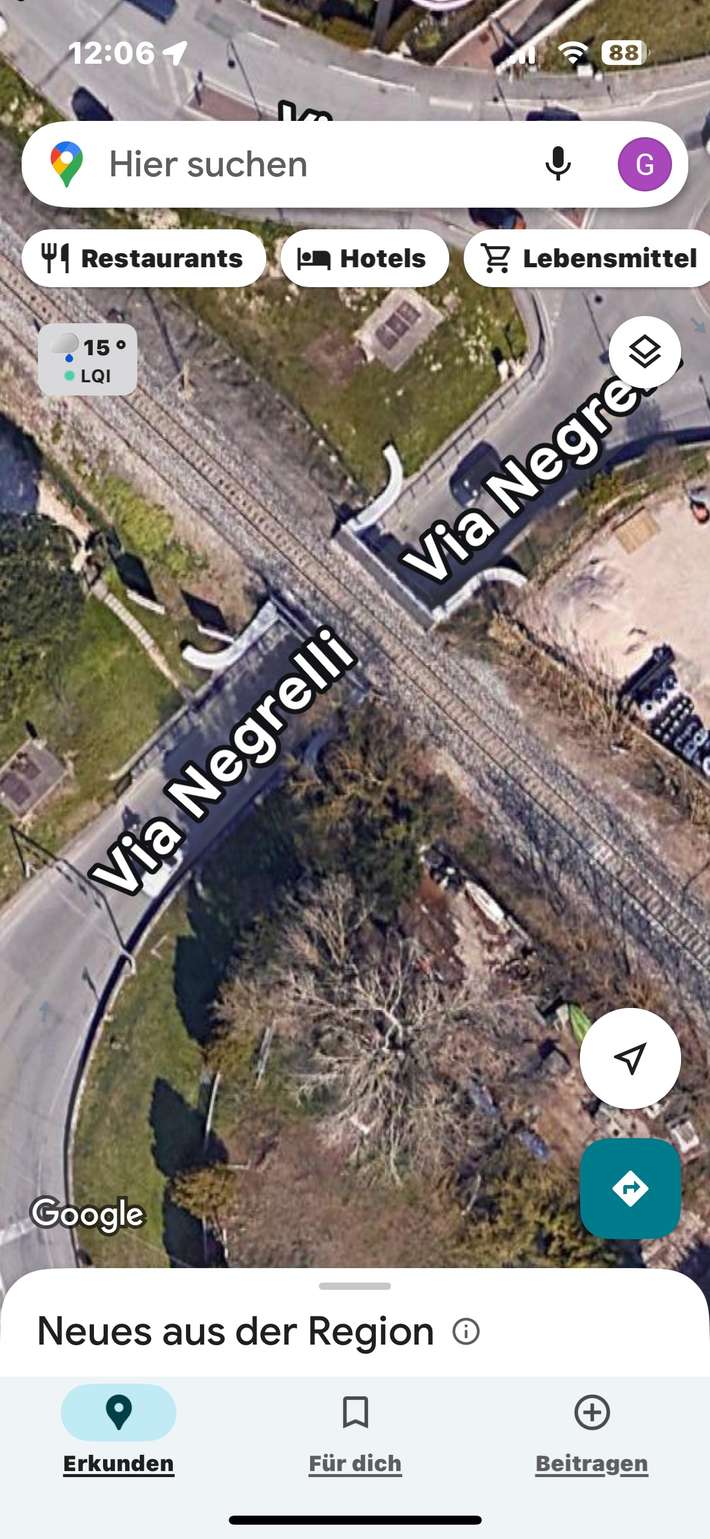 Sosta Camper Viale dei Mille