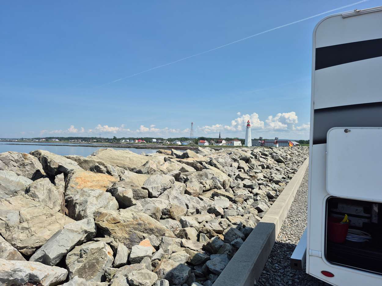 Parking bij Vuurtoren Rimouski