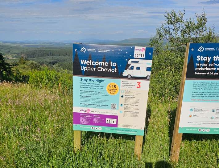 Parking Upper Cheviots
