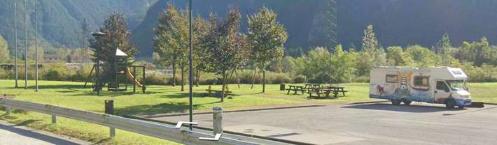 Area sosta camper di Chiusaforte