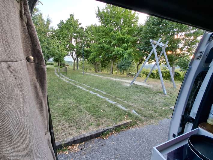 Area sosta camper Roddino