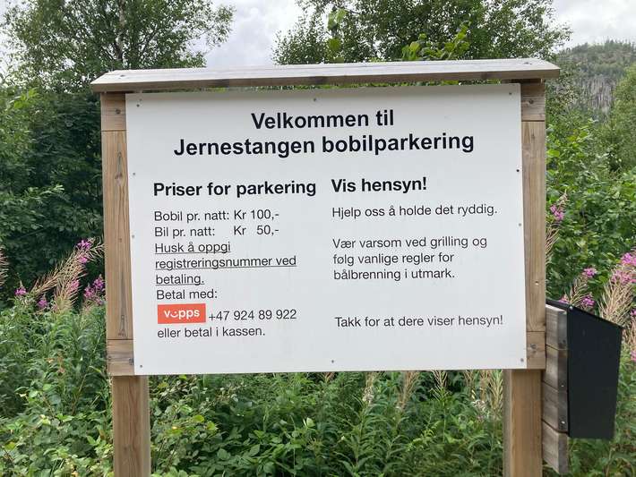Jernestangen Bobilparkering