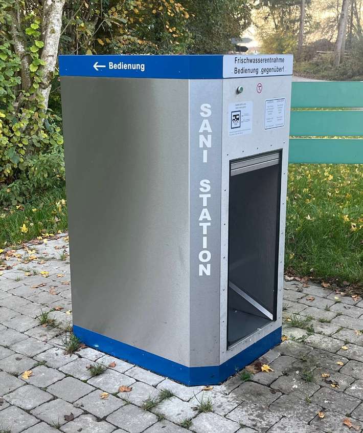 Entsortugsstation wohnmobil
