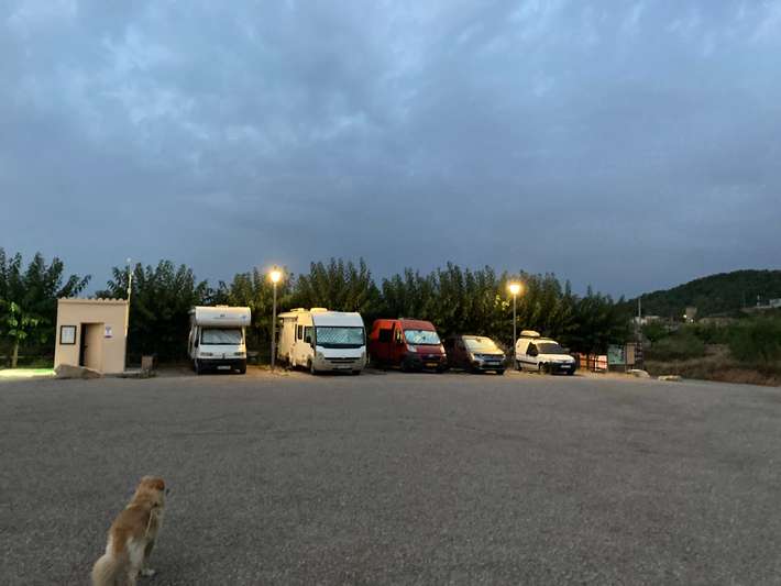 Tarrés motorhome area