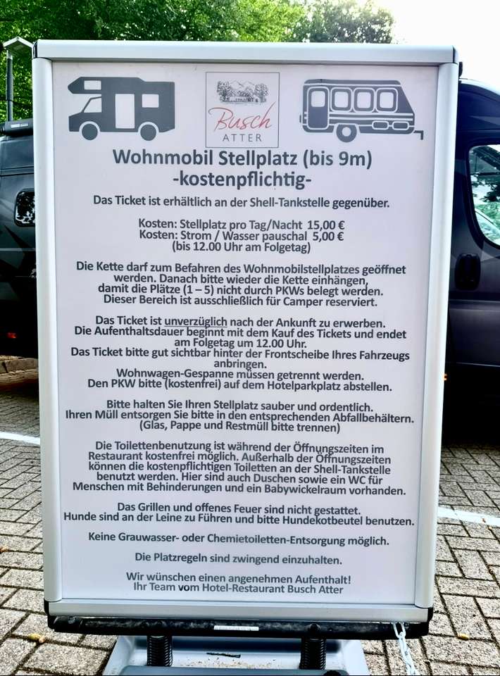 Reisemobilstellplatz / Hotel Busch Atter - Osnabrück