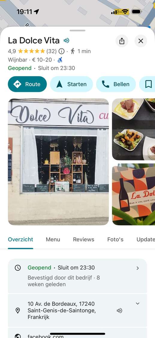 Einem Ort wurde ein Foto hinzugefügt