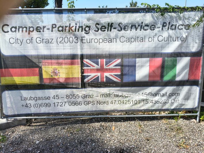 Camper-Parking Self-Service-Place