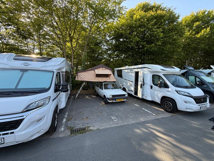 Wohnmobilstellplatz am Badepark