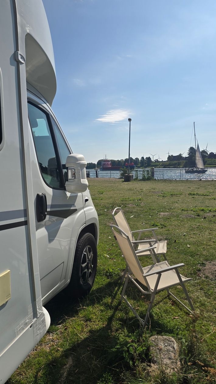 Stellplatz am Nord-Ostsee-Kanal