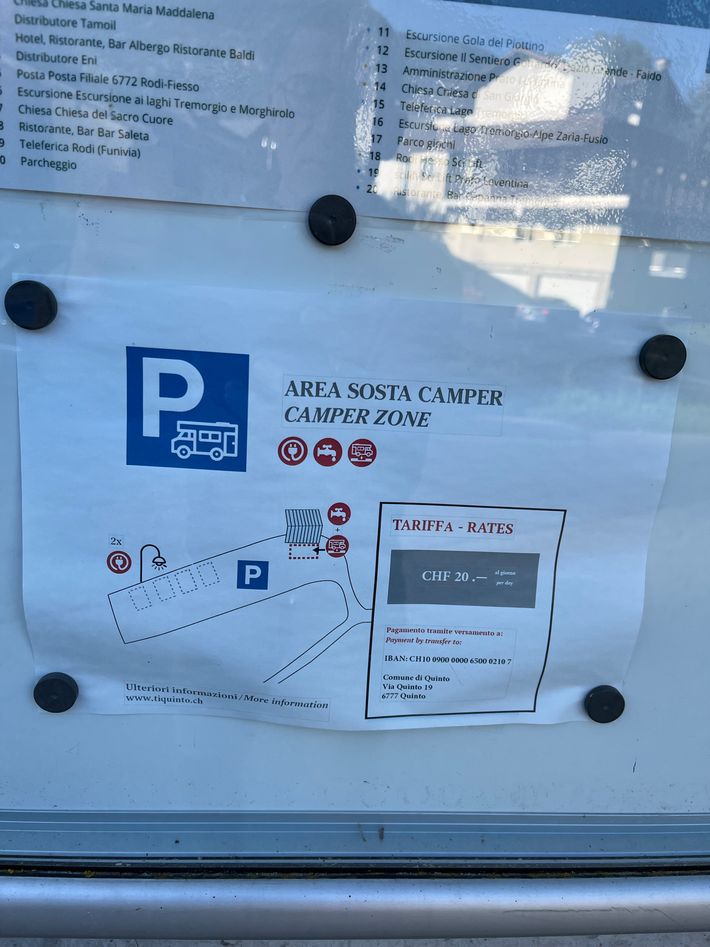 Area Sosta Camper Prato
