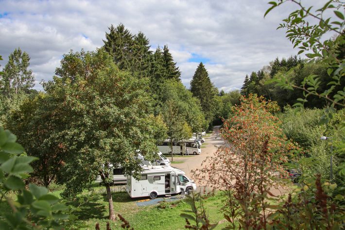 Wohnmobilstellplatz Kronenburger See