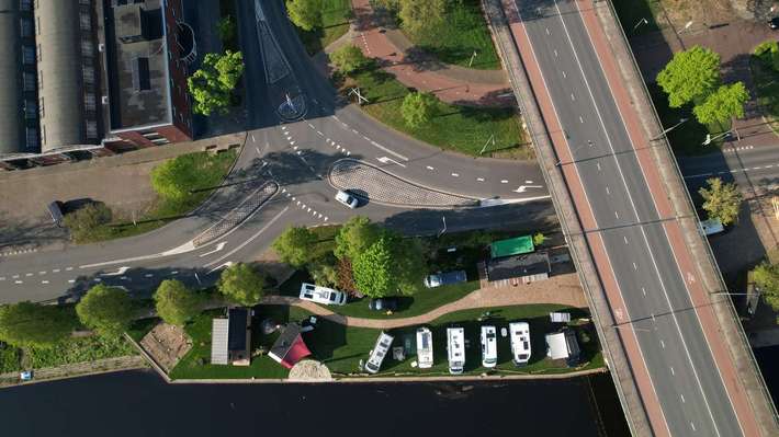 Stadscamping Overboord