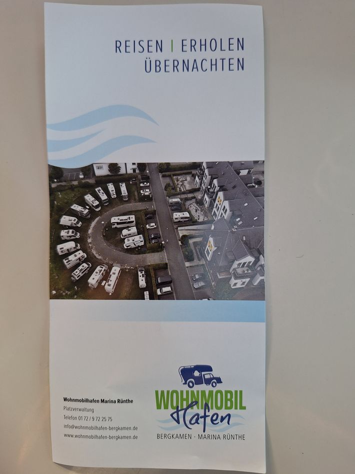 Wohnmobilhafen Marina Rünthe