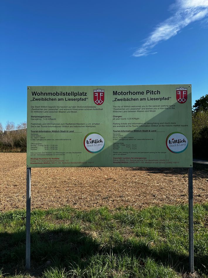 Wohnmobilstellplatz Zweibachenweg