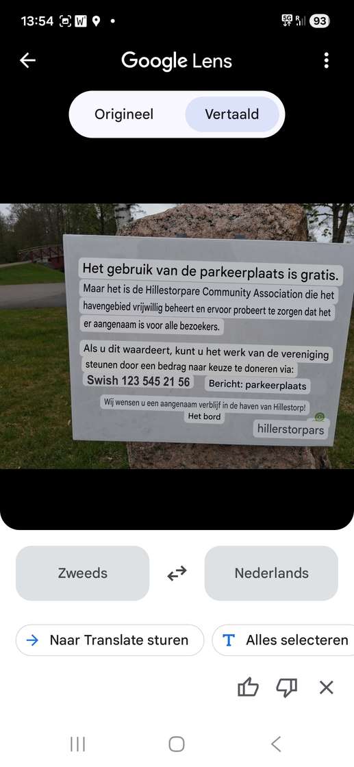 Een foto toegevoegd aan een locatie