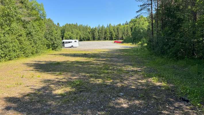 Parkeerplaats langs de Z614