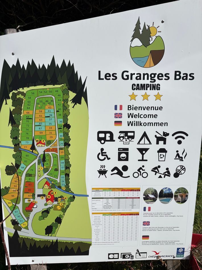 Camping Caravaneige Les Granges Bas