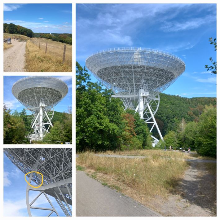 Parking Radioteleskop Effelsberg