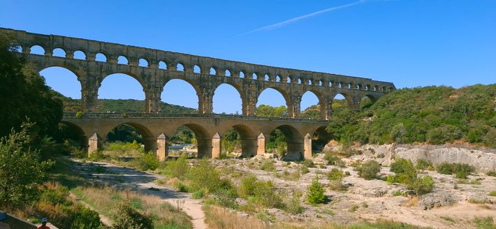 Aire Camping-Car Park de Remoulins, Pont du Gard