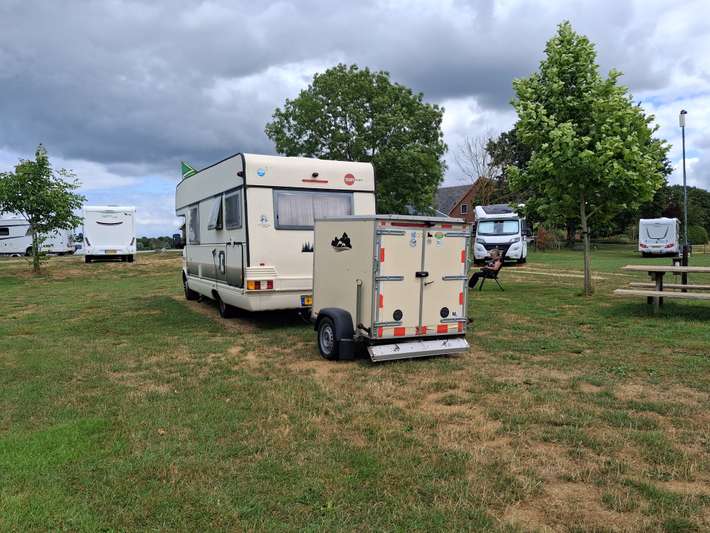 Camperplaats Groenlo, op een bult