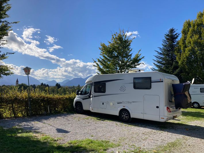 Panorama Camping Stadtblick