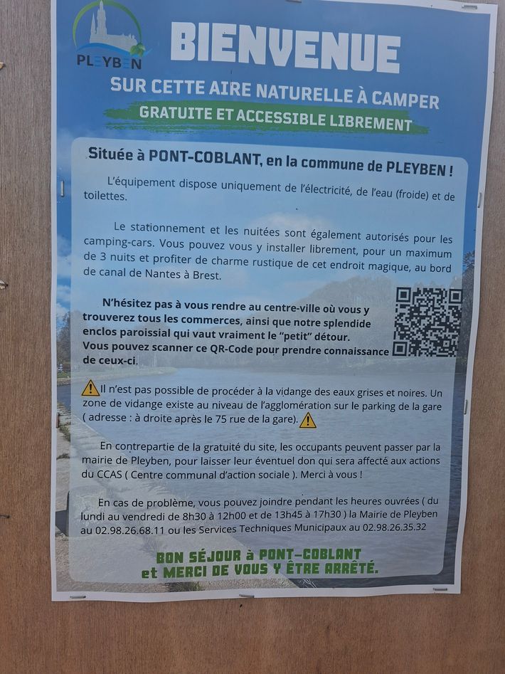 Aire de piquenique camping-cars, Pleyben 