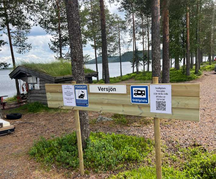 Camperplaats Versjön