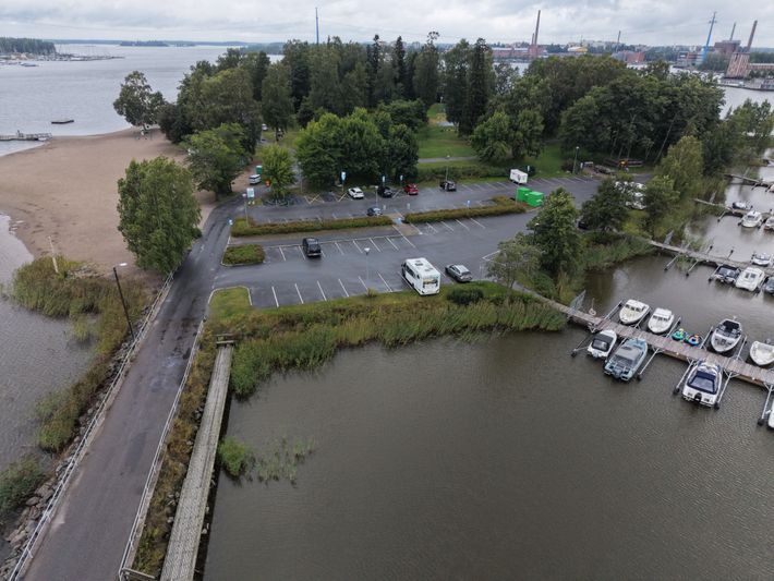 Hietasaaren parkkipaikka