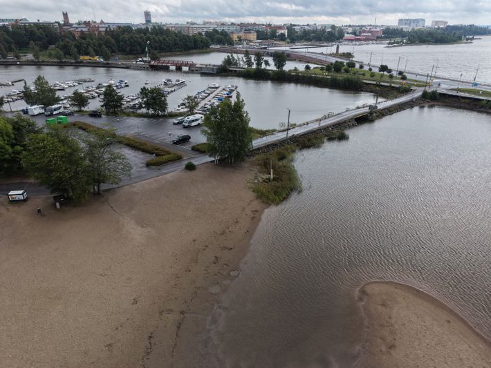 Hietasaaren parkkipaikka
