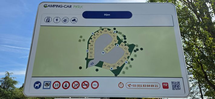 Camping-car Park Dijon -  Plombières-lès-Dijon (Côte d'Or)