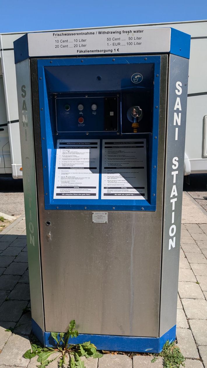 Entsortugsstation wohnmobil