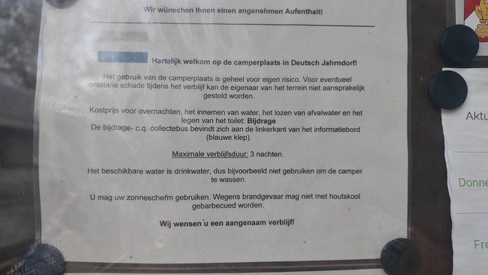 Wohnmobilstellplatz Jahrndorf