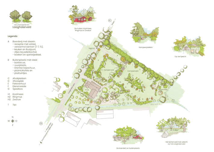 Natuurkampeerterrein Laaghalerveld