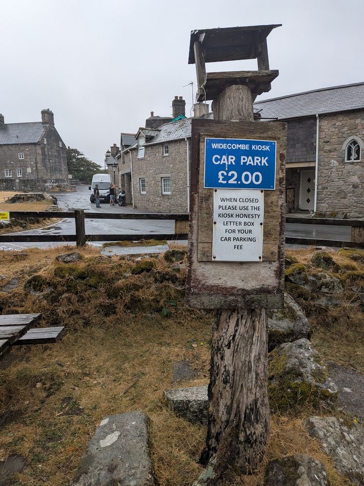 Parking Widecombe in the Moor