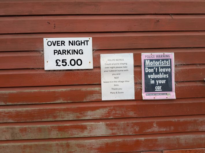 Parking Widecombe in the Moor