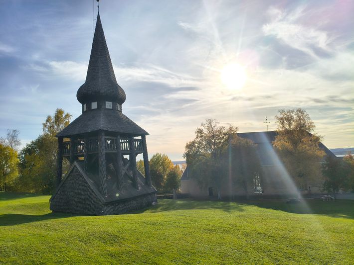 Parkeerplaats Hackås kyrka