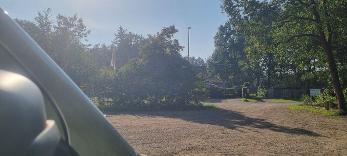 Parking bij restaurant de Bever