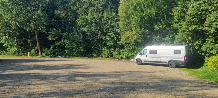 Parking bij restaurant de Bever