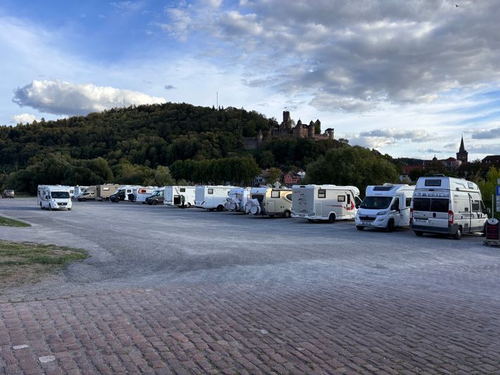 Wohnmobilparkplatz am Festplatz