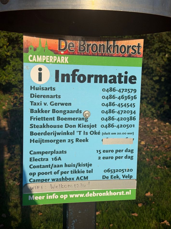 Camperplaats De Bronkhorst