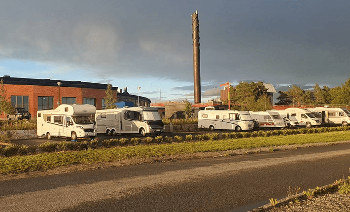 Storsjö Strands Husbilplatser