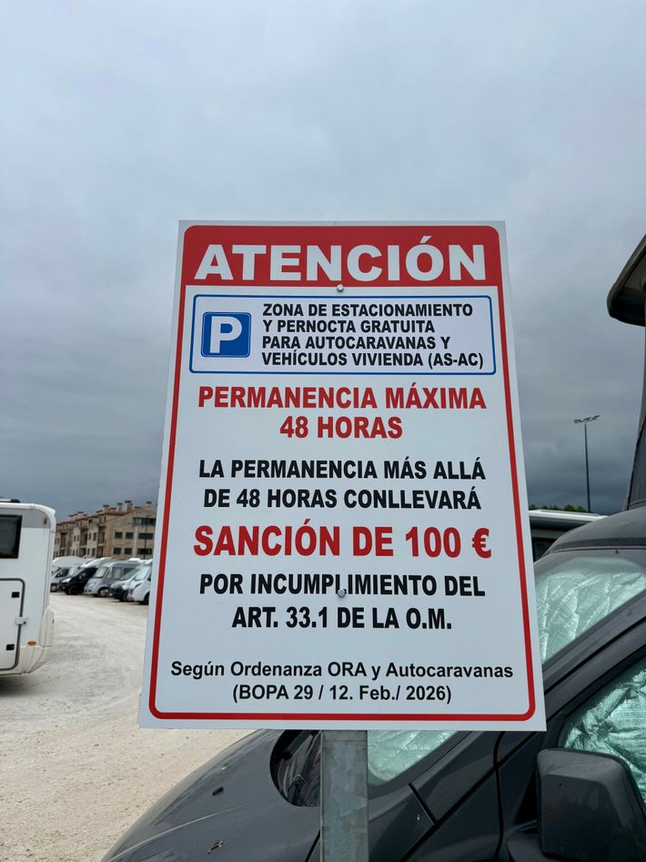 Parking Autocaravanas Llanes